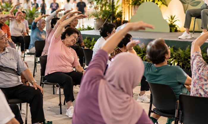 Elderly Easy Exercise: Chair Yoga